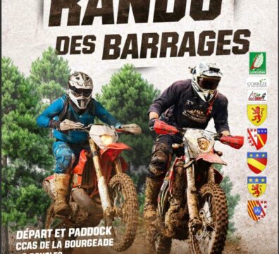 affiche 10ème édition de la rando des barrages